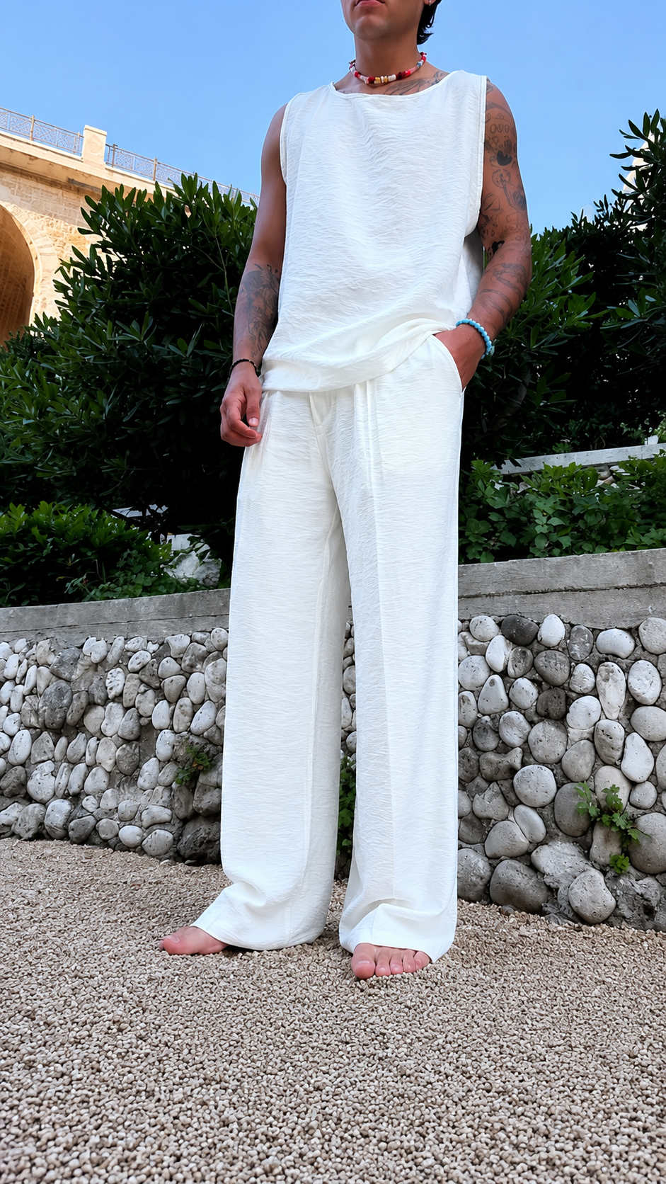 Pant.Santiago in lino