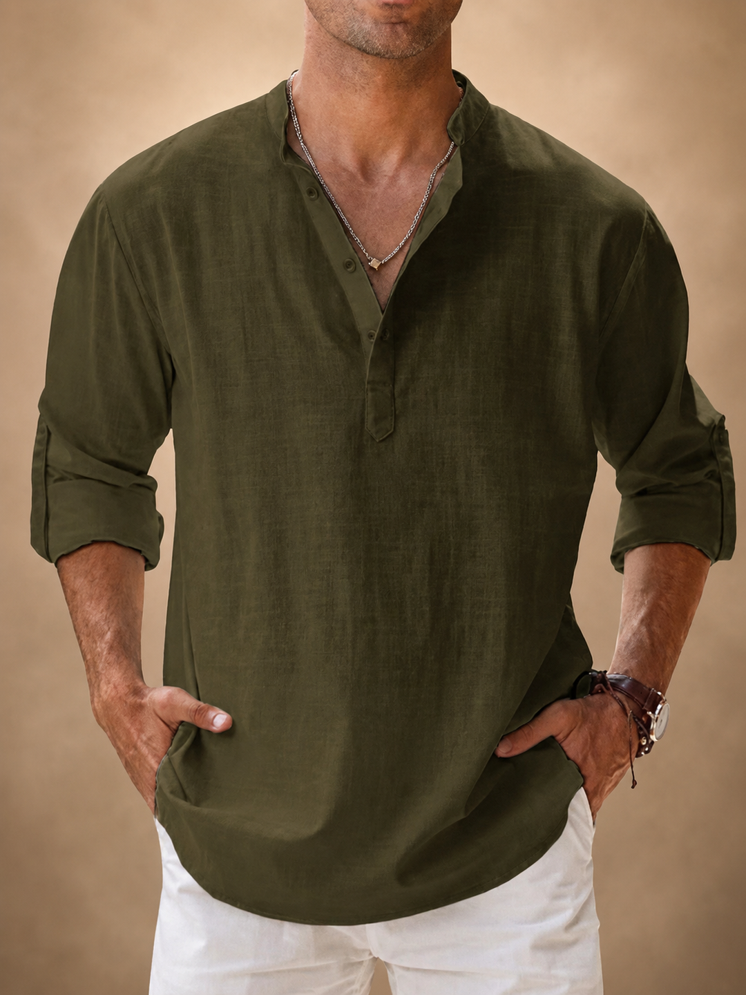 Cazel | Camicia traspirante in lino