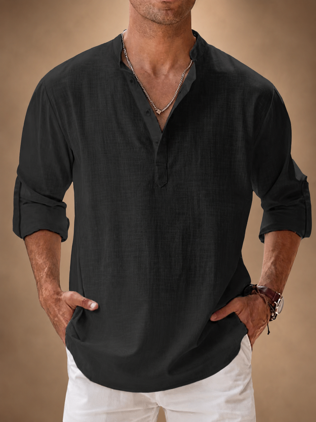 Cazel | Camicia traspirante in lino