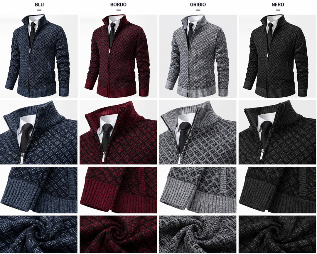 Cardigan Classico Elegante da Uomo