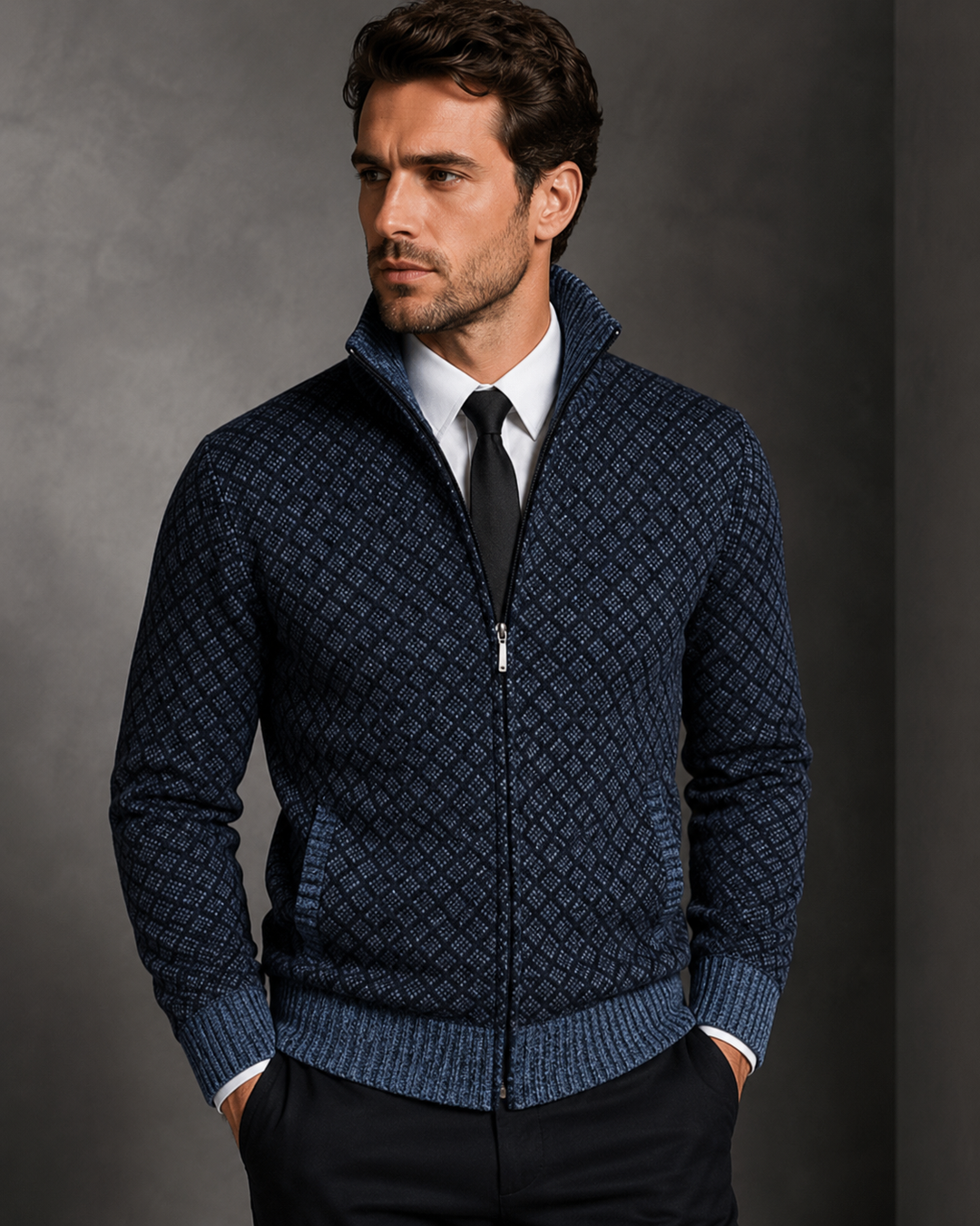 Cardigan Classico Elegante da Uomo
