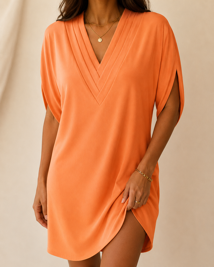 Éliane - Abito Elegante con Maniche Velate
