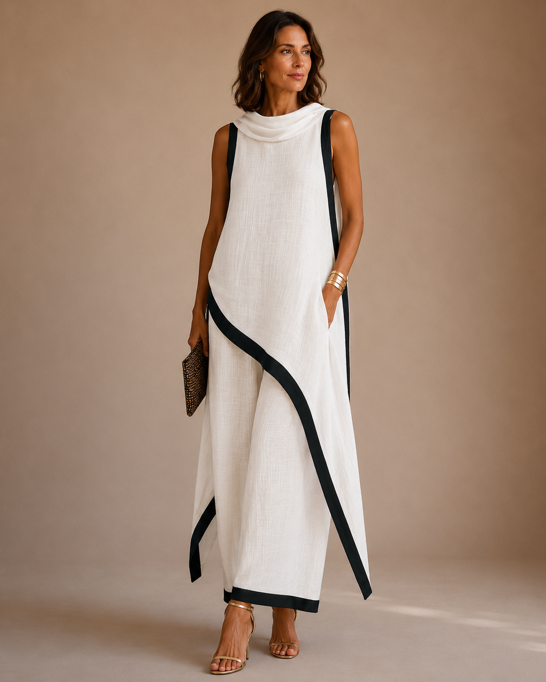 JOVANNE | COMPLETO LINO ELEGANTE