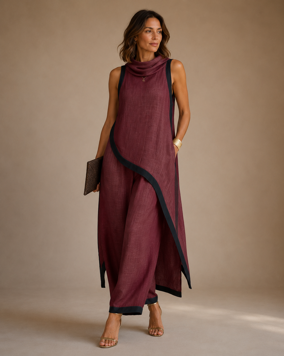JOVANNE | COMPLETO LINO ELEGANTE
