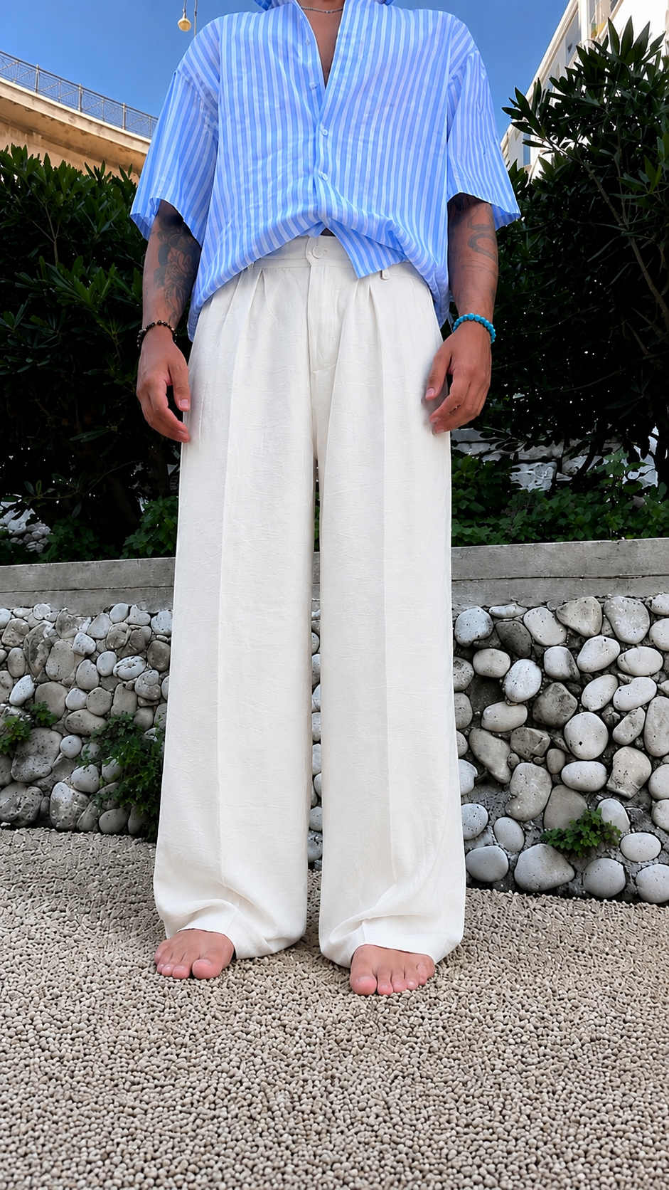 Pant.Santiago in lino