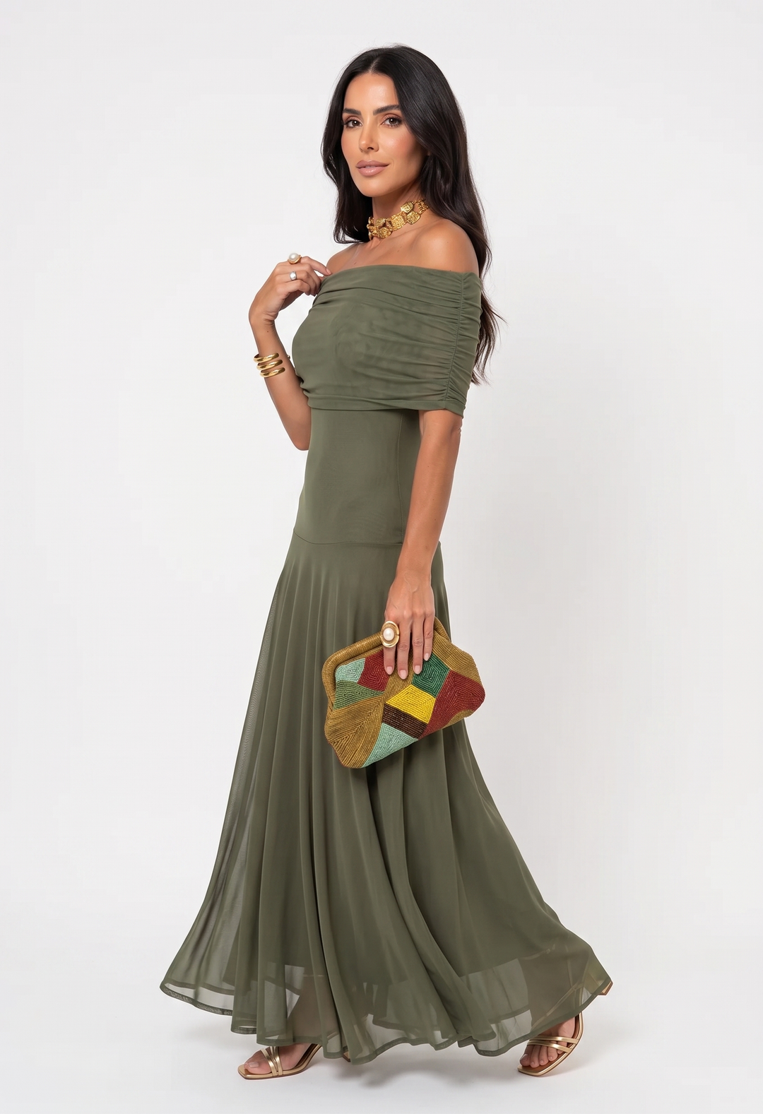 Carla | Abito Maxi Elegante e Senza Tempo