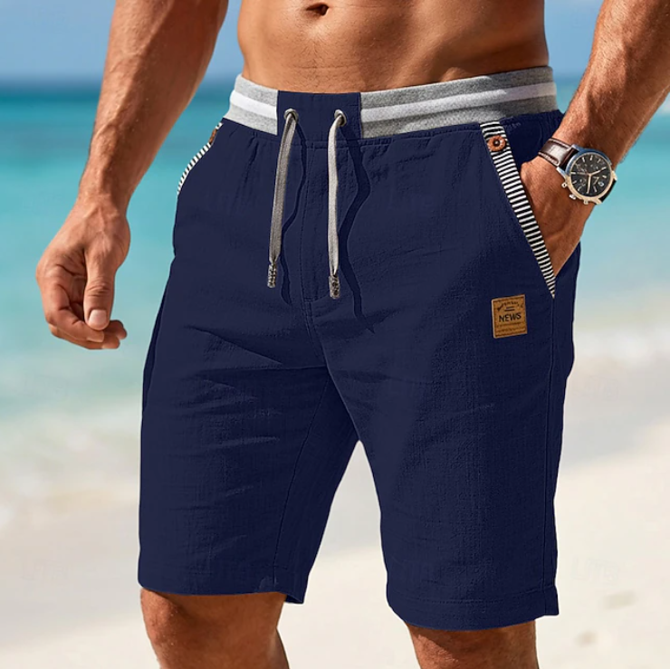 Cazel | Pantaloni corti estivi leggeri con cordoncino